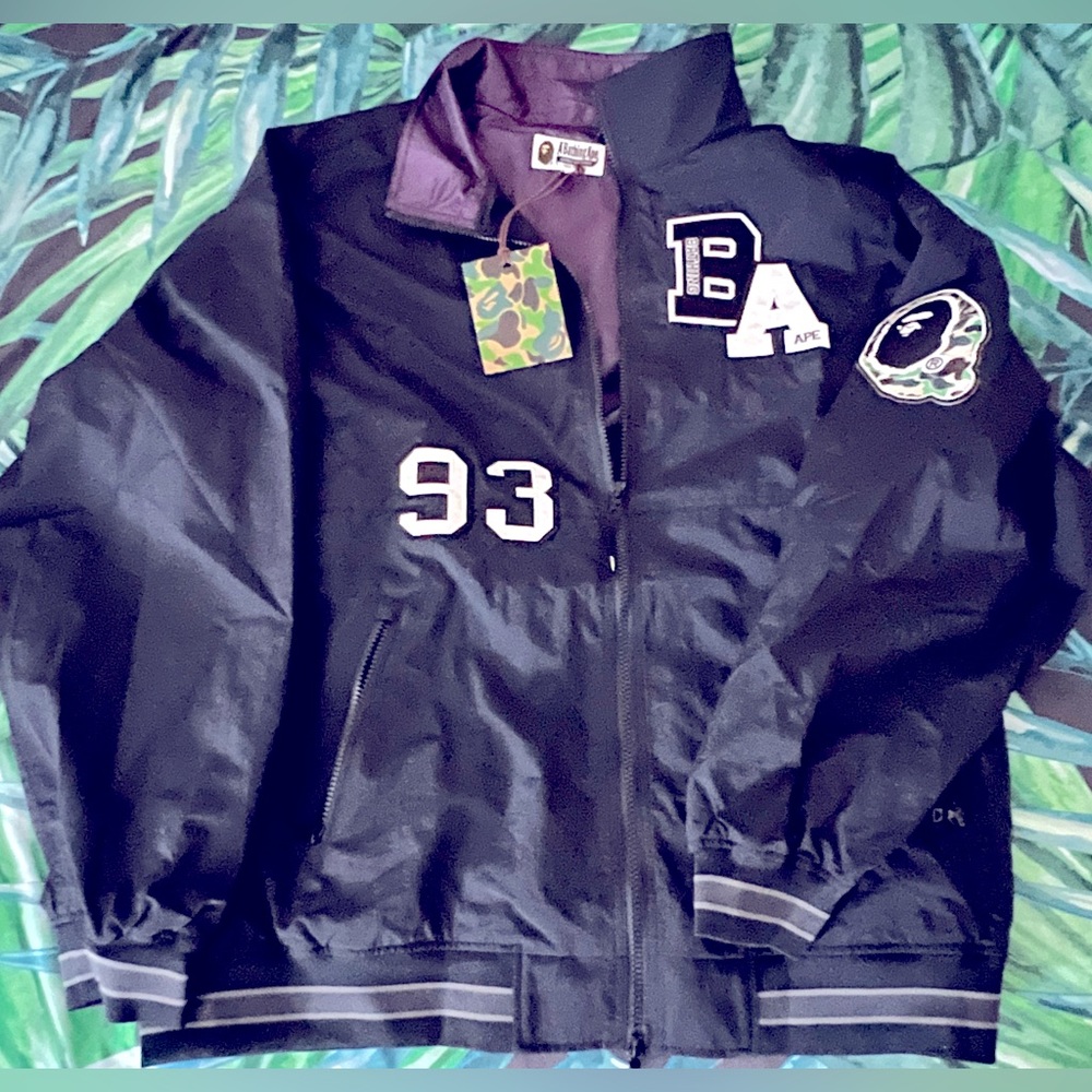 🔥 BAPE Black Patchwork Jacket